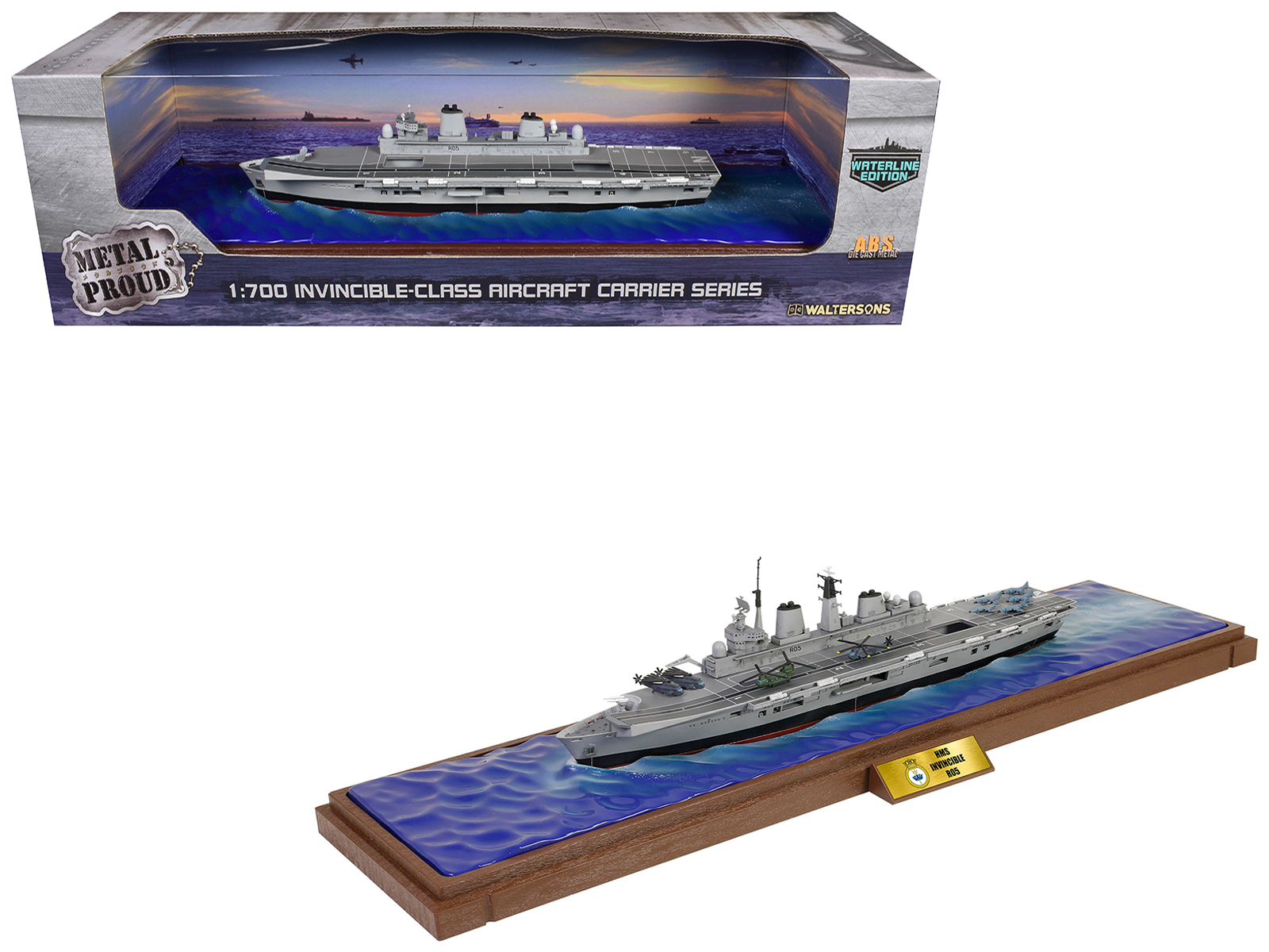 USS Missouri (BB-63) Iowa-class Battleship "Battle of Okinawa" (1945) United States Navy (Full Hull Edition) "Battleship" Series 1/700 Diecast Model by Forces of Valor