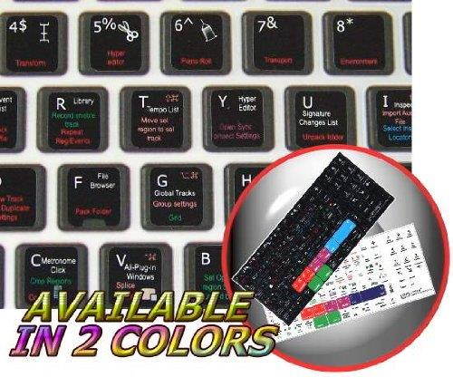 NEW LOGIC 8 STICKER FOR KEYBOARD ON BLACK BACKGROUND WORKS WITH APPLE