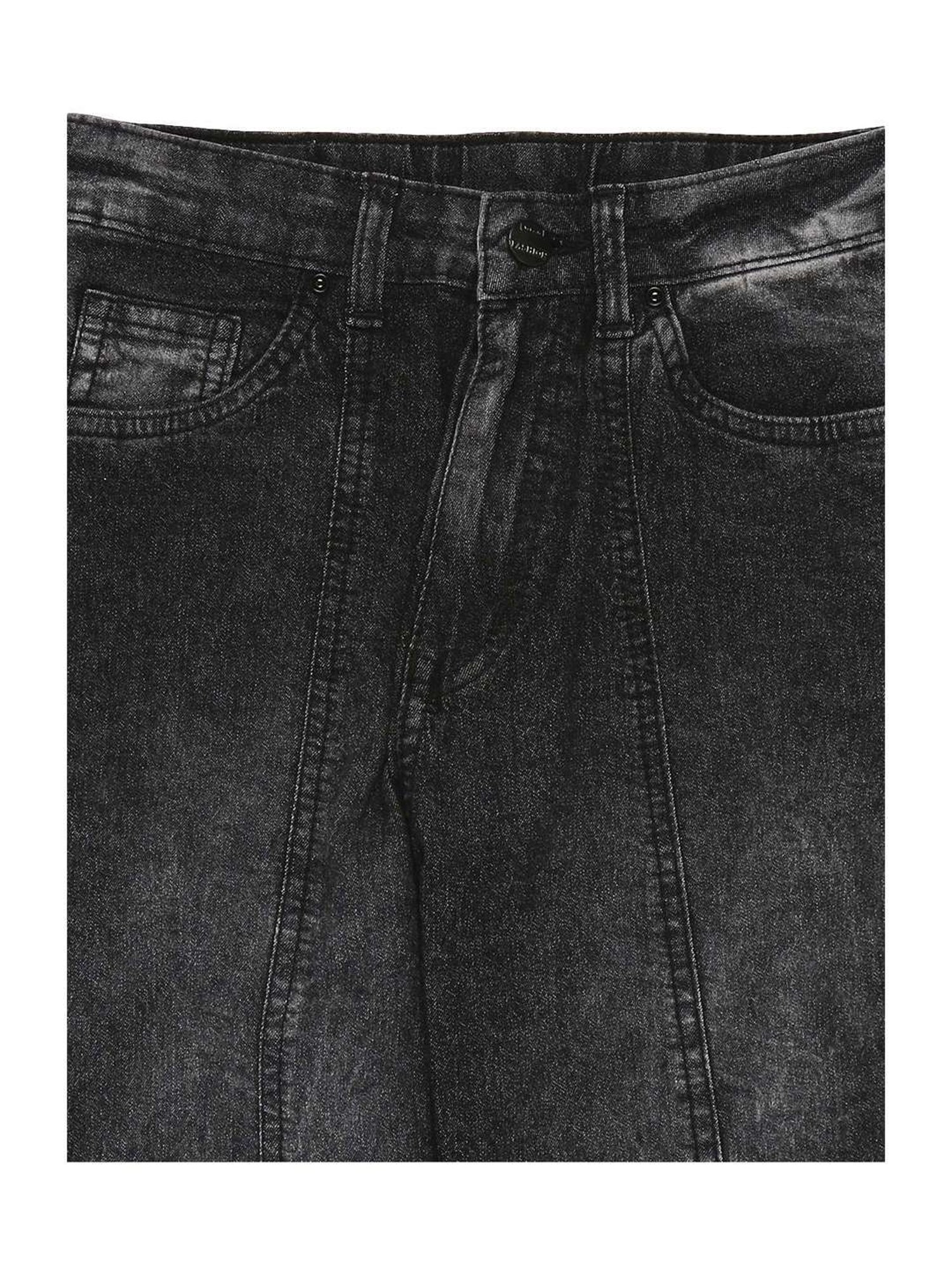 High Star Girls Blue Tapered Fit Jeans