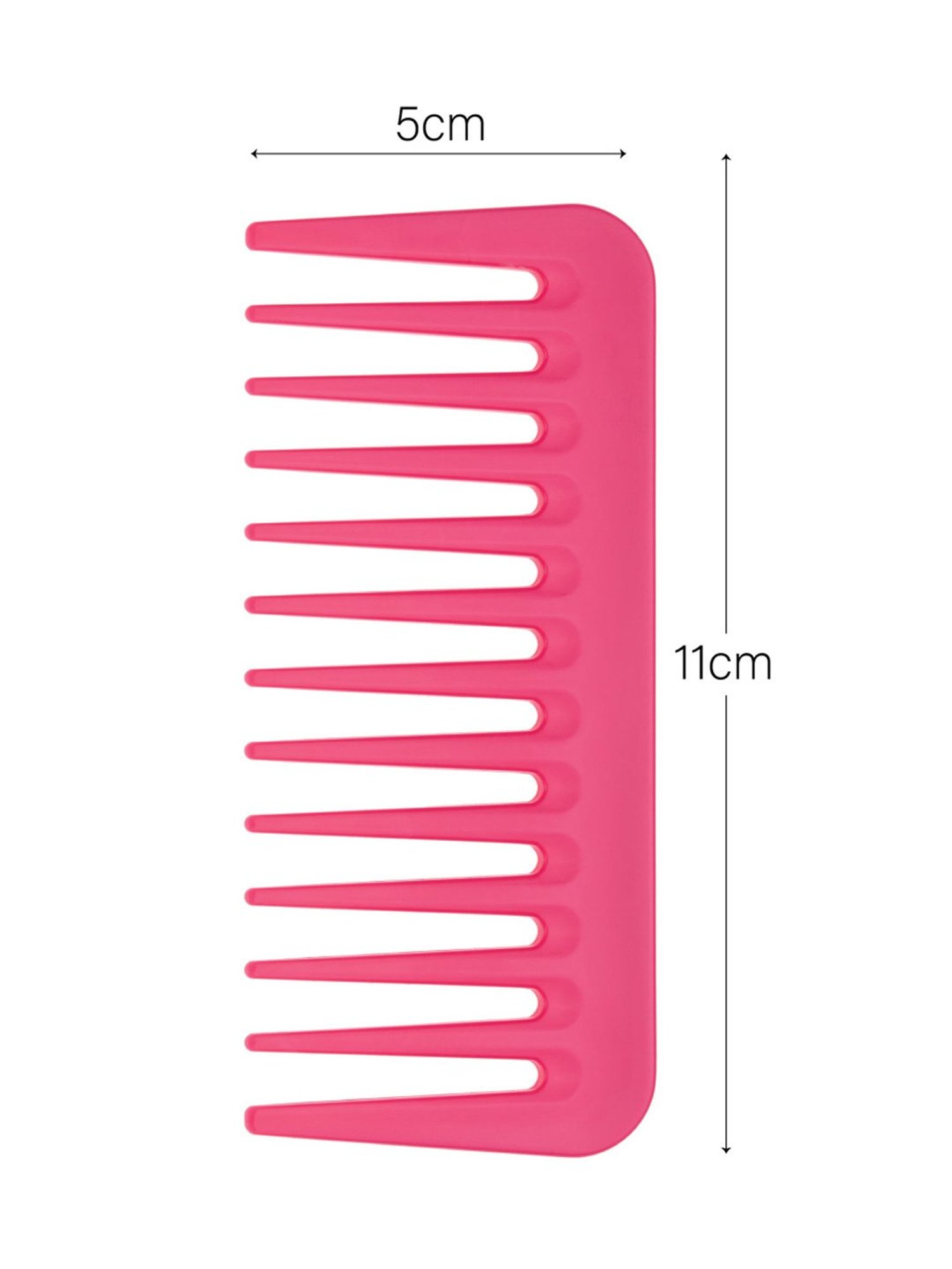 Janeke 1830 Professional Unisex Pink Mini Super Hair Comb