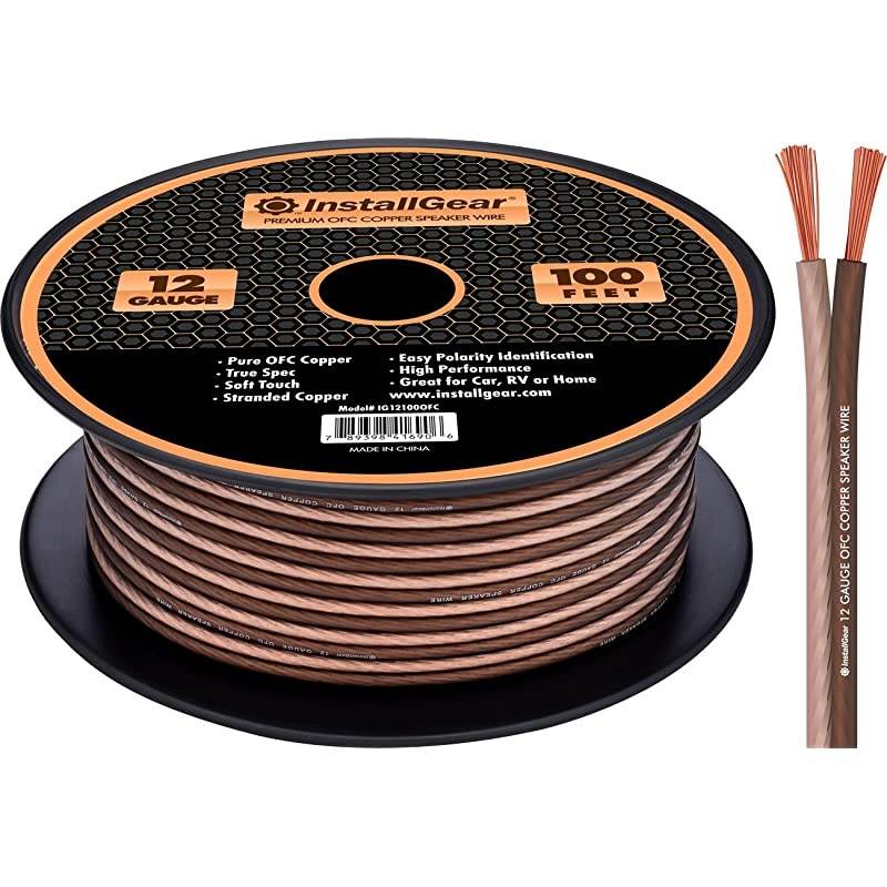 12 Gauge Speaker Wire 999 OxygenFree Copper True Spec and Soft Touch Cable 100feet