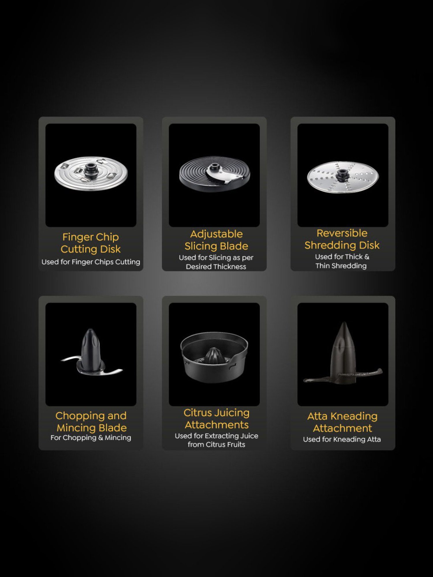 Prestige Endura Pro Multicolor 1000W Mixer Grinder With 6 Jars