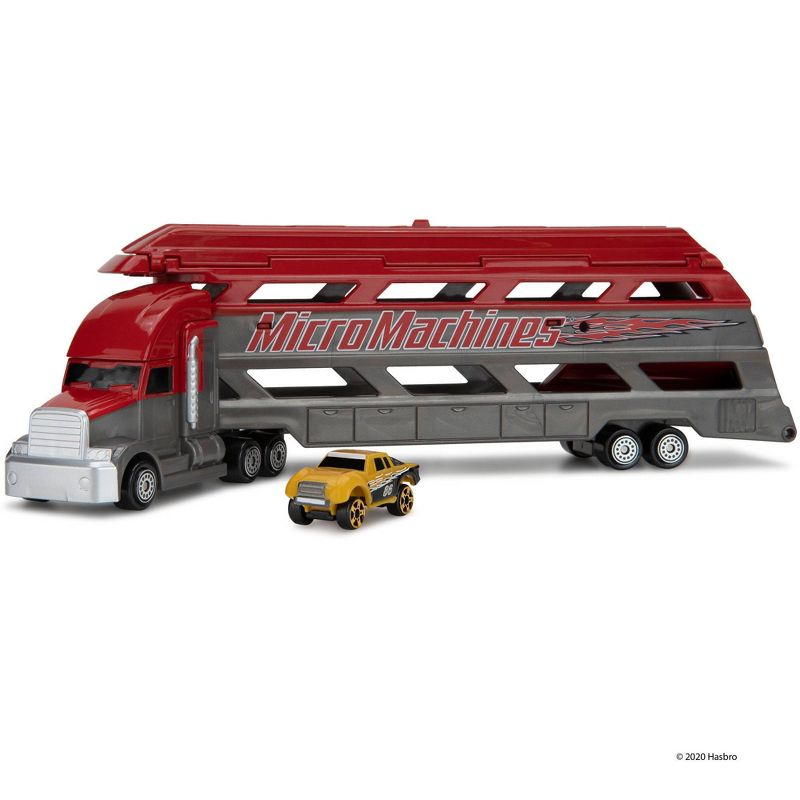 Micromachines Mini Vehicle Hauler - Red