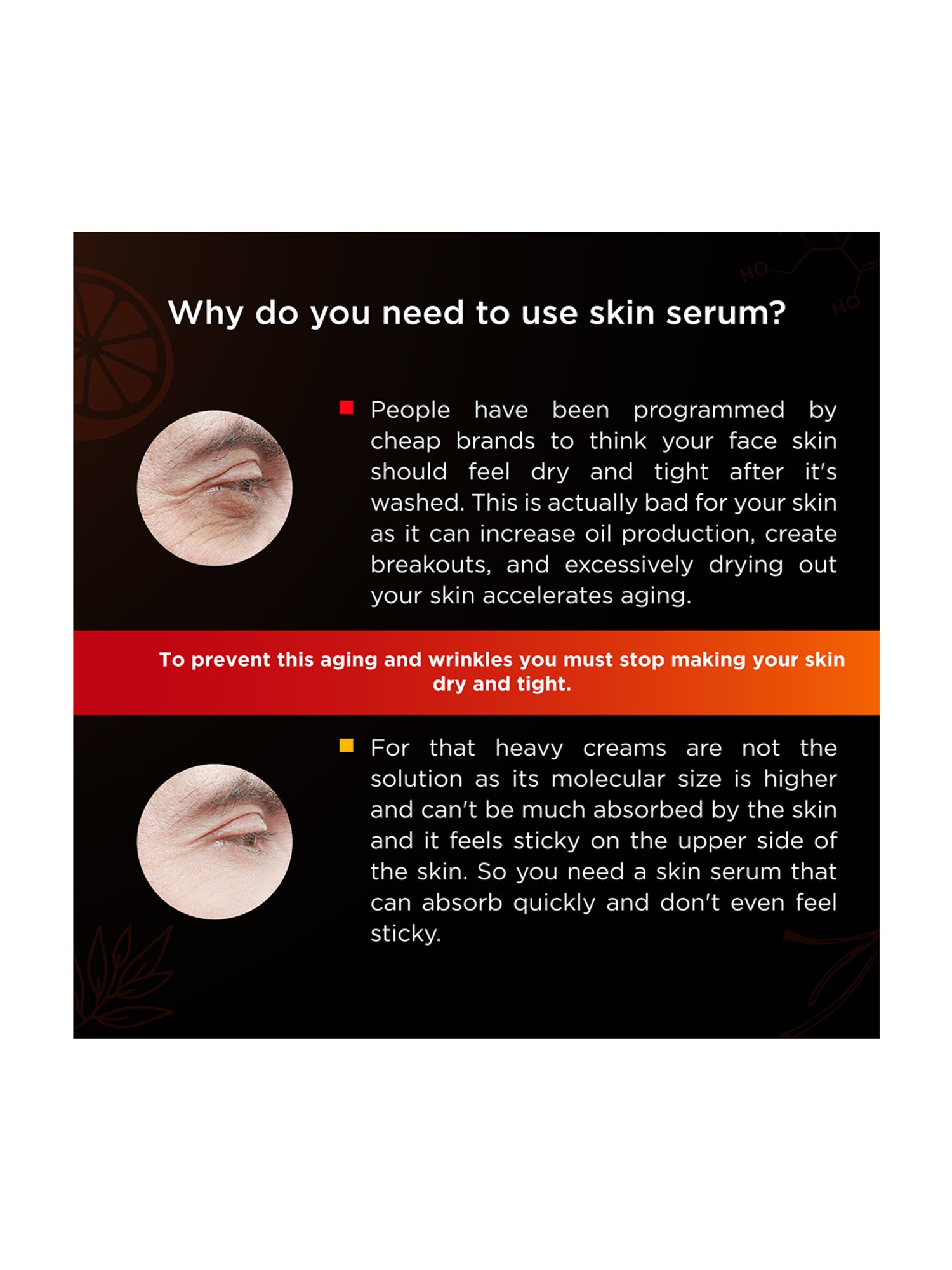 Men Deserve Vitamin C Skin Serum for Men - 50 gm