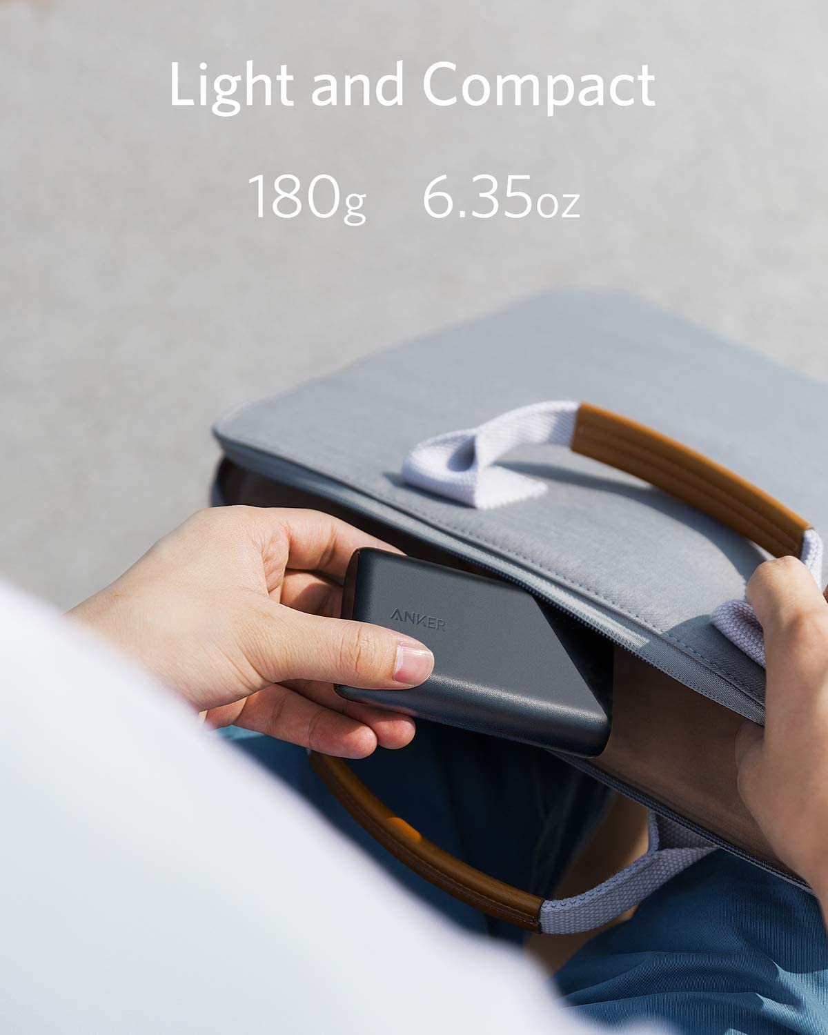 Anker PowerCore 10000 Portable Charger, One of the Smallest and Lightest 10000mAh External Battery, for iPhone, Samsung Galaxy and More