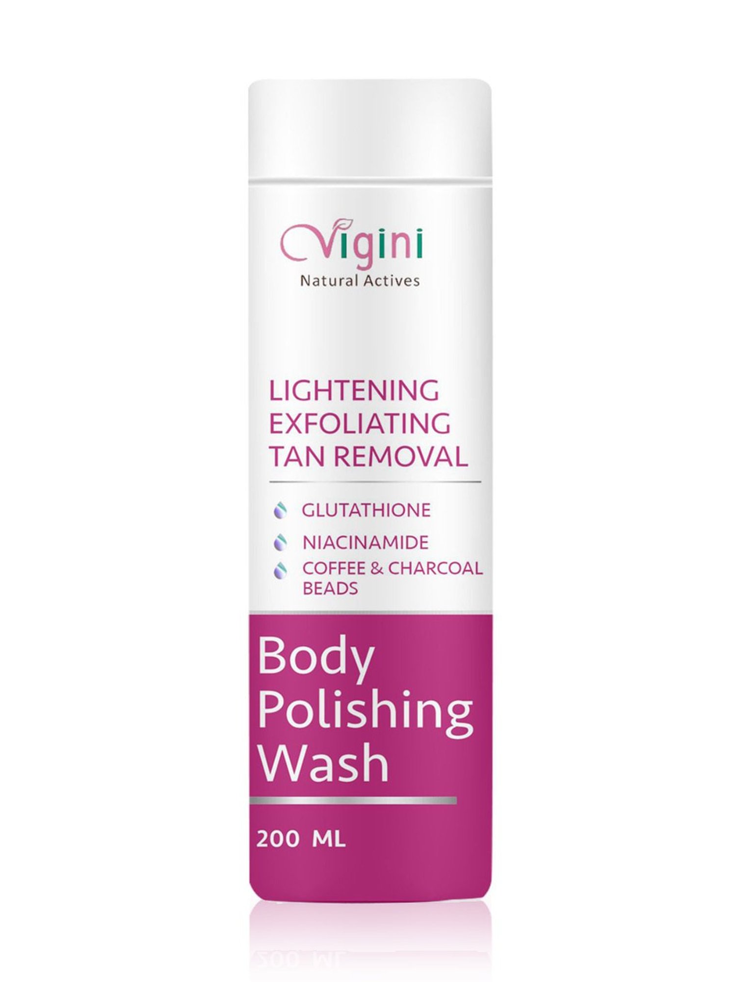 Vigini Skin Lightening Brightening Body Polishing Wash - 200 ml