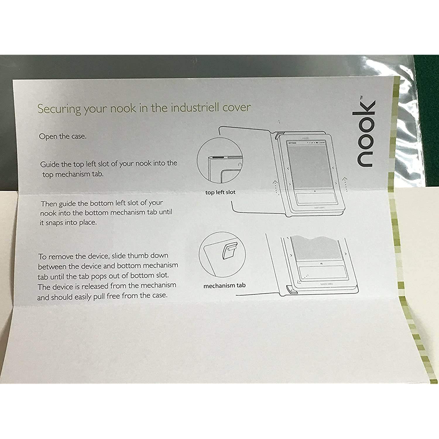 Barnes & Noble for Nook 1st Edition Wi-fi + 3G Industriell Cover