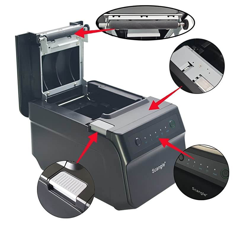 SGT88IV Desktop USB Direct Thermal POS Receipt Printer with USBSerialEthernet Ports Work on Windows XP788110LinuxAndroid