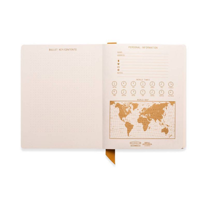 Lined Satin Journal Sunny Side Teal - Designworks Ink