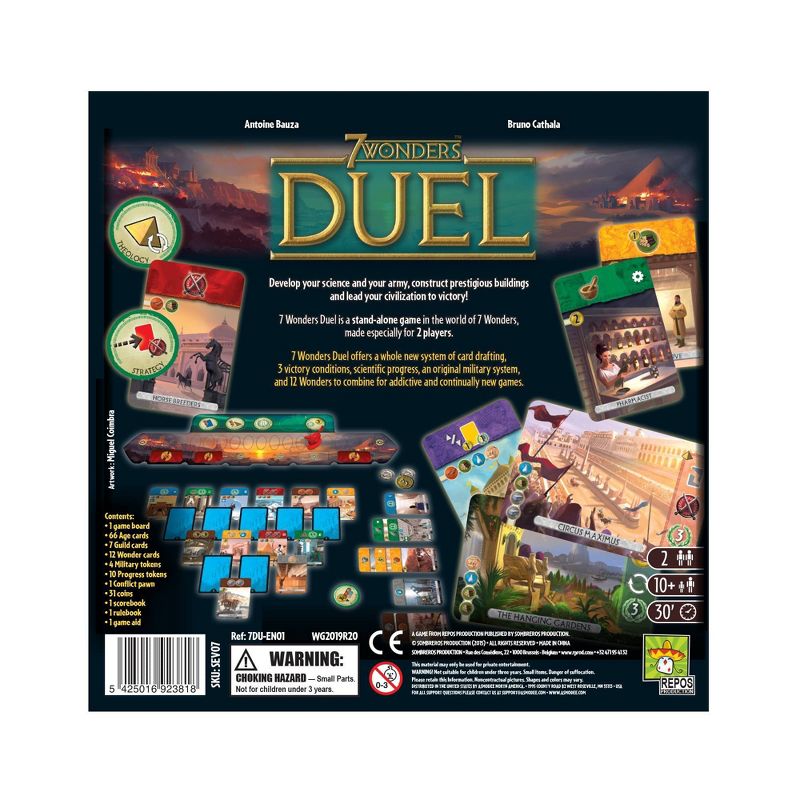 7 Wonders Duel Board Game