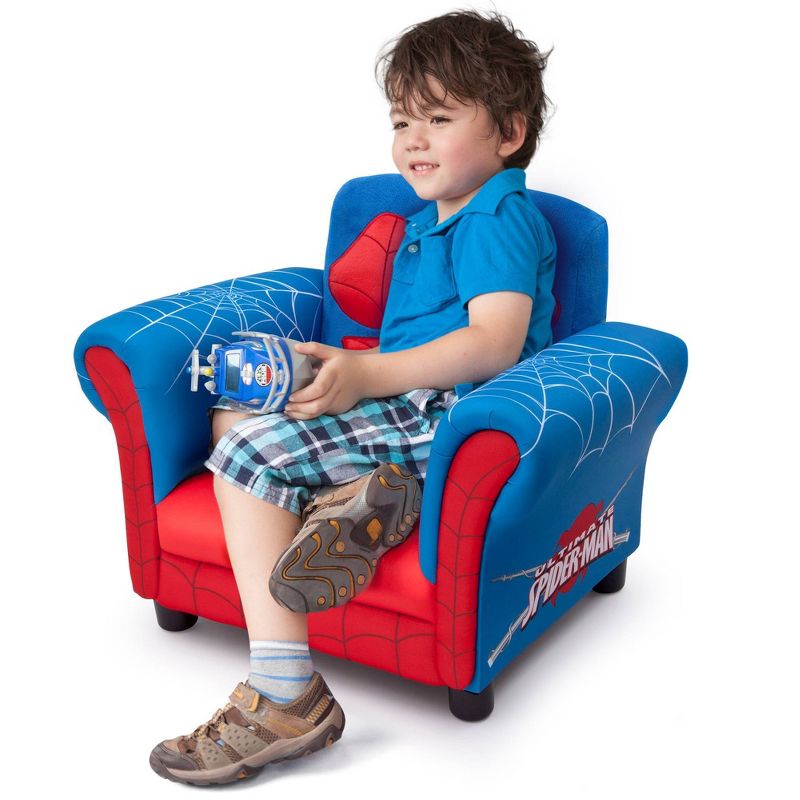 Spider-Man Figural Upholstered Kids' Chair - Delta Children