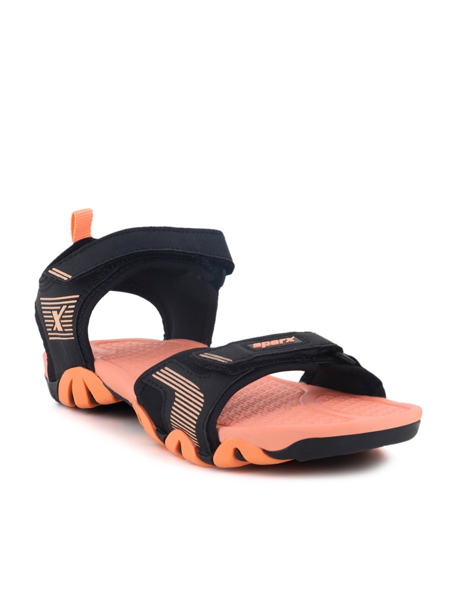 Sparx Women's Black Floater Sandals