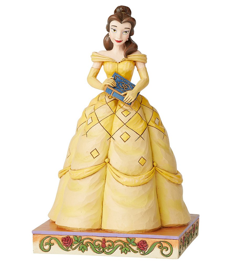 Disney Traditions by Jim Shore Belle #double;Book-Smart Beauty#double; Princess Passion Figurine