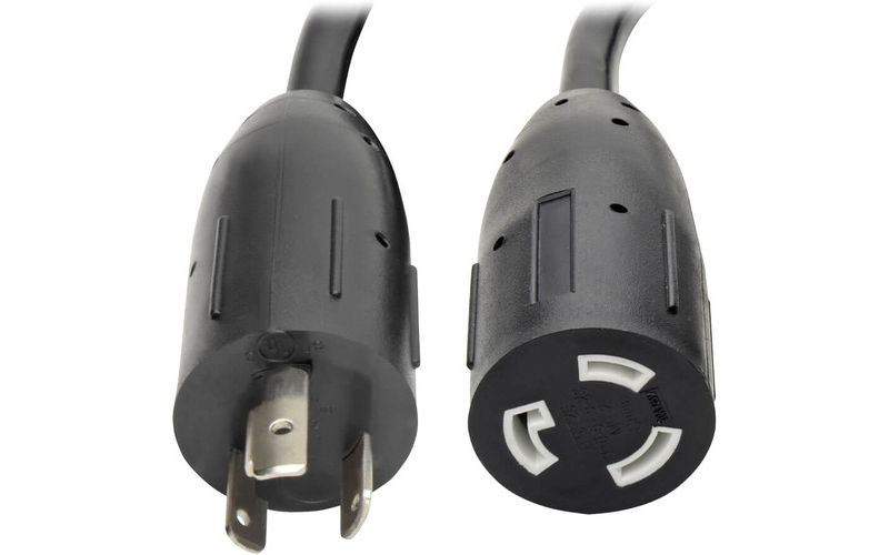 Tripp Lite 10ft Power Cord Extension Cable L5-20P to L5-20R with Locking Connectors Heavy Duty 20A 12AWG 10' - 125 V AC Voltage Rating