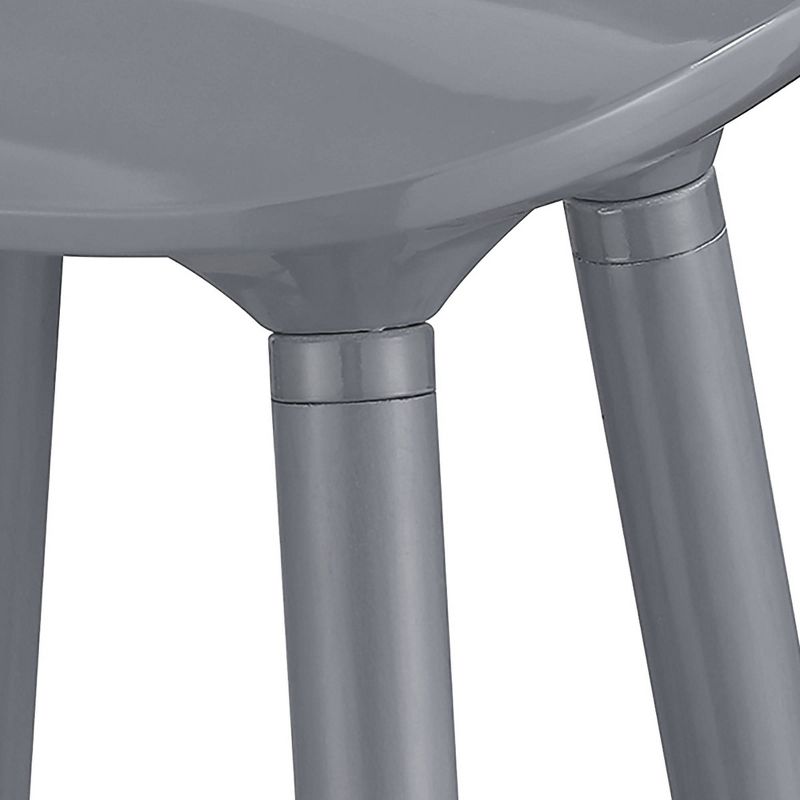 Caroline Barstool Gray - ELLE DECOR