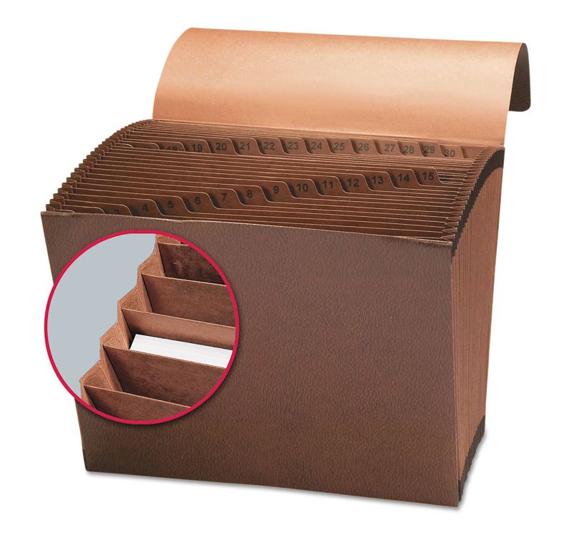 Smead 1-31 Expanding Files 31 Pocket Letter Redrope Printed 70367