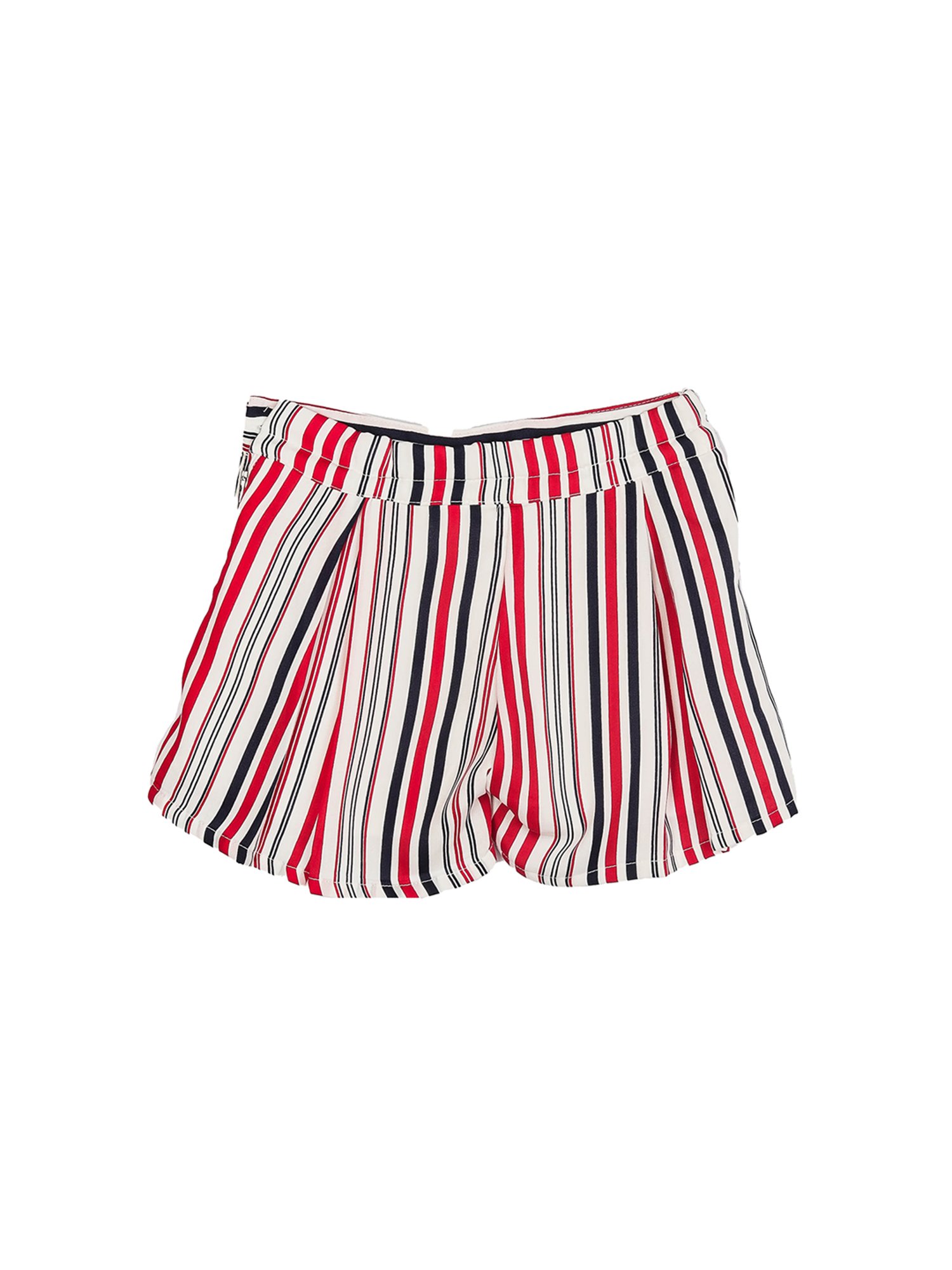 Peppermint Kids Multicolor Striped Top With Shorts