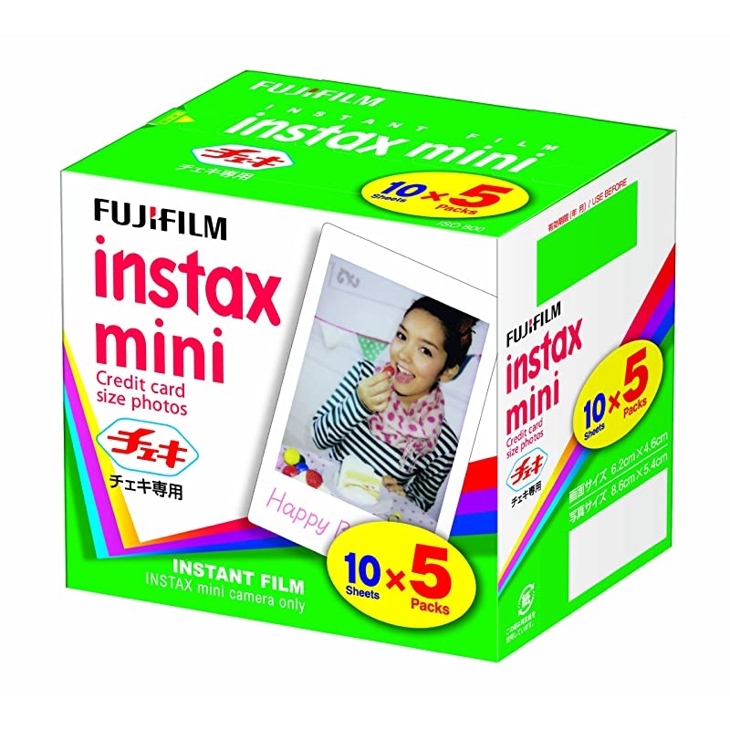 Instax Mini Cheki Film 5pack(10picture X5)