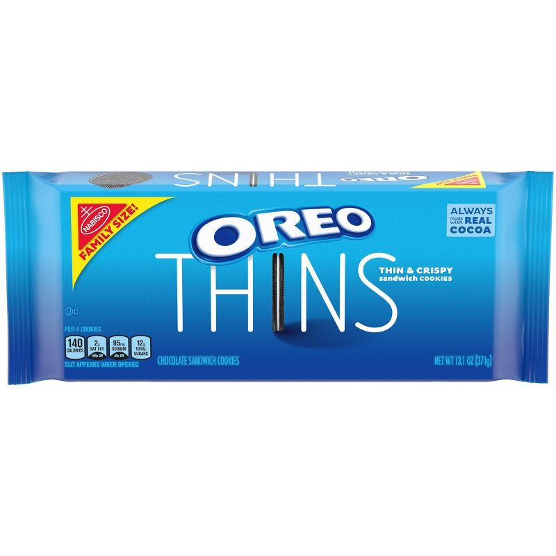 Oreo Thins Chocolate Sandwich Cookies Family Size - 13.1oz