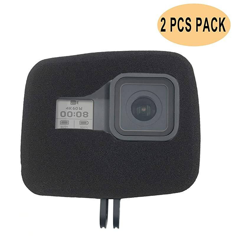 Windslayer Housing Wind Noise Reduction Foam Case for Hero 8 (2 PCS Pack)