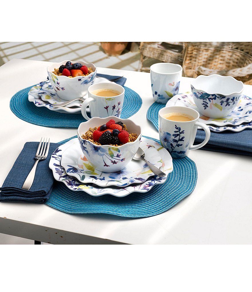Fitz and Floyd Floral Splash 16-piece Place Setting