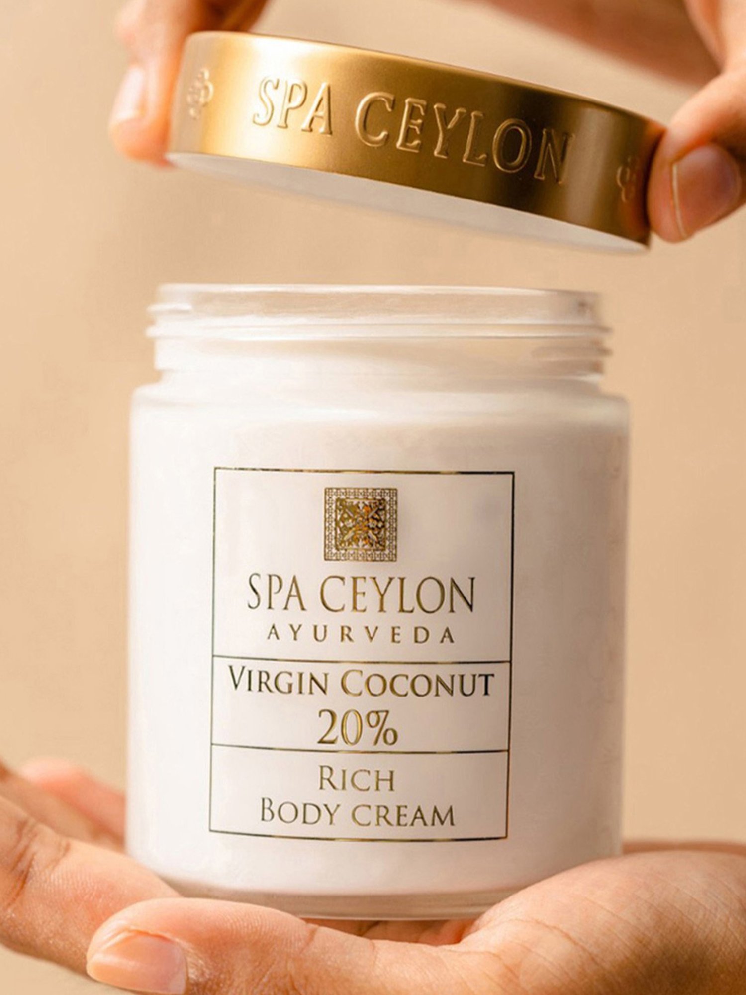 Spa Ceylon Virgin Coconut 20% Ultra Rich Body Cream - 225 gm