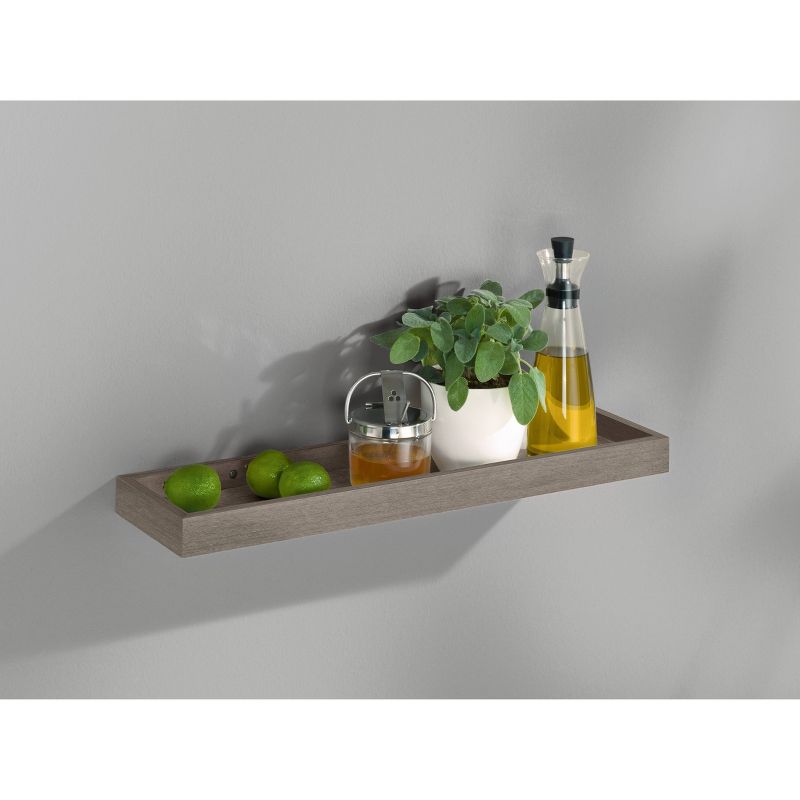32" x 6" Loggia Shelf Driftwood - Dolle Shelving