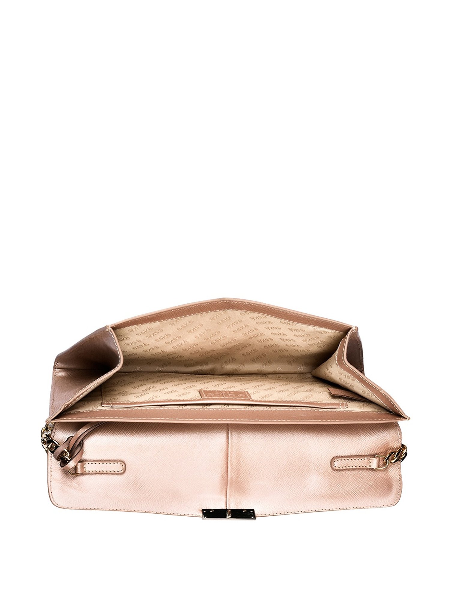 Eske Britney Pink Solid Medium Sling Handbag