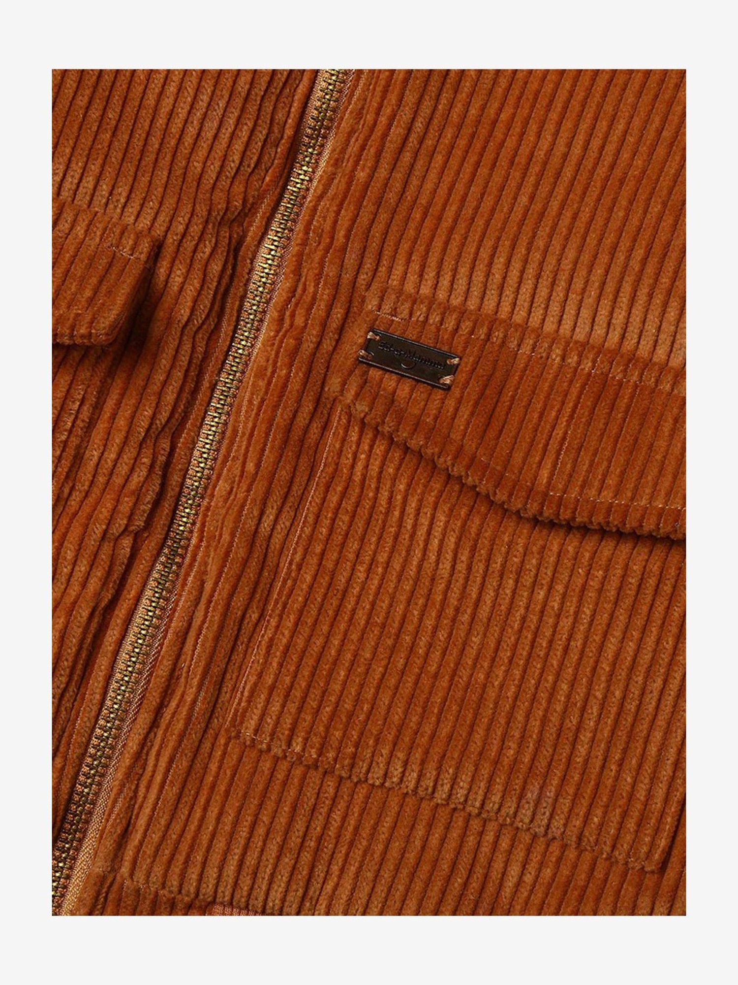 Allen Solly Junior Navy & Green Color Block Full Sleeves Jacket