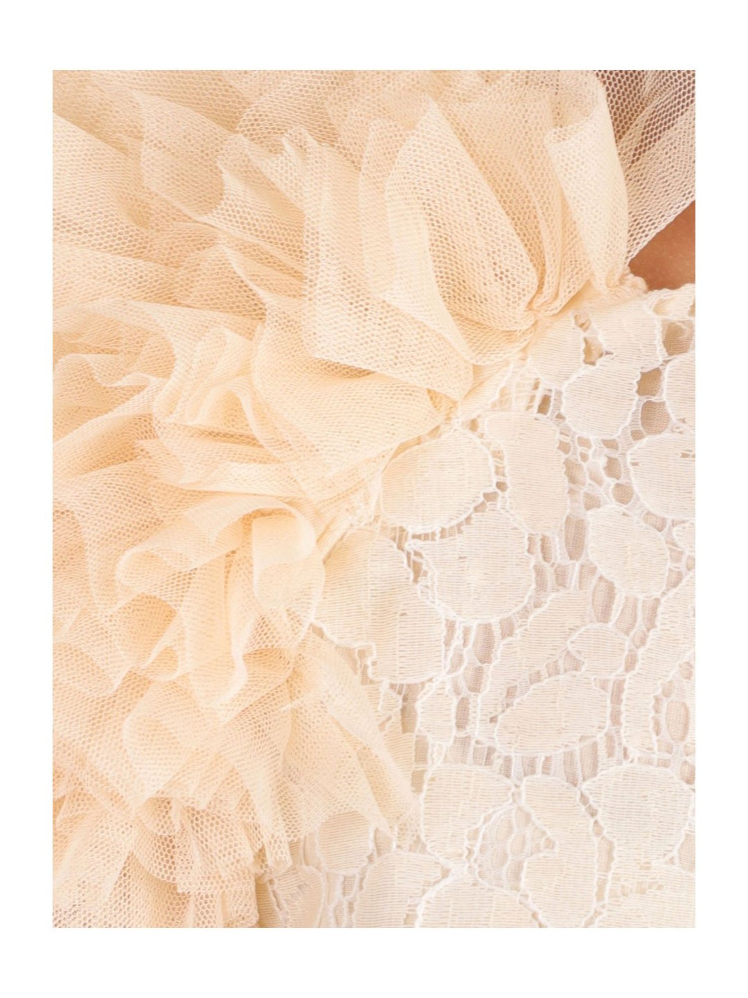 KidsDew Kids Beige Embroidered Dress