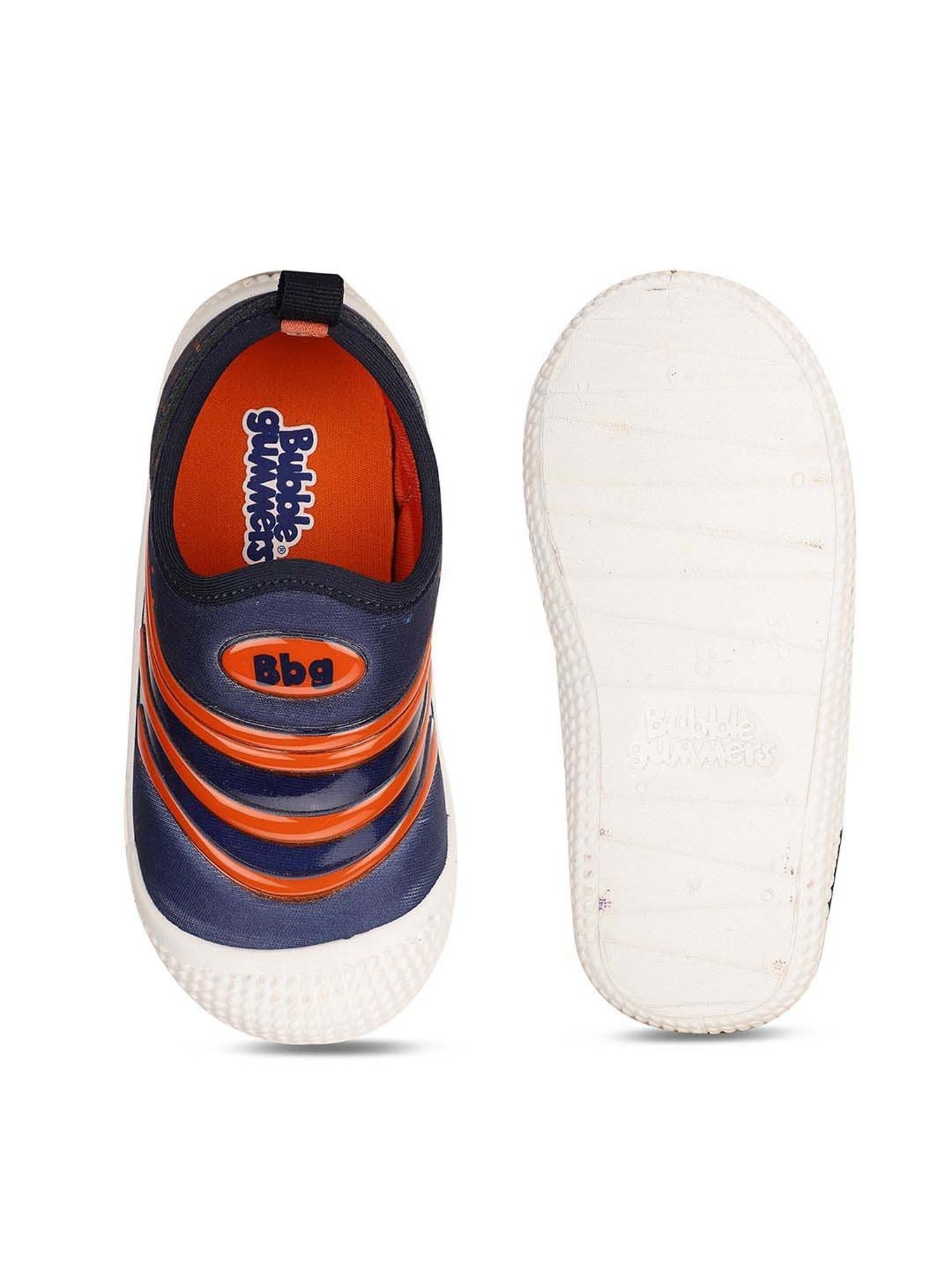 Bubblegummers by Bata Kids Blue & Orange Casual Slip-Ons