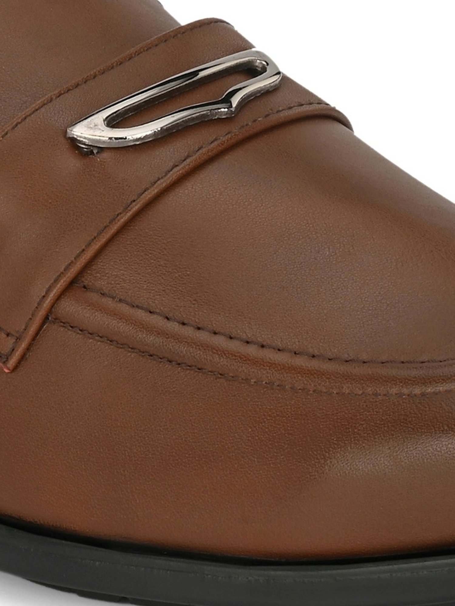 Clog London Men's Brown Formal Loafers