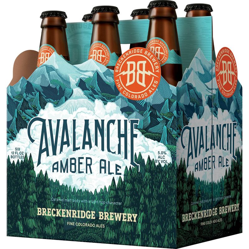 Breckenridge Avalanche Amber Ale Beer - 6pk/12 fl oz Bottles