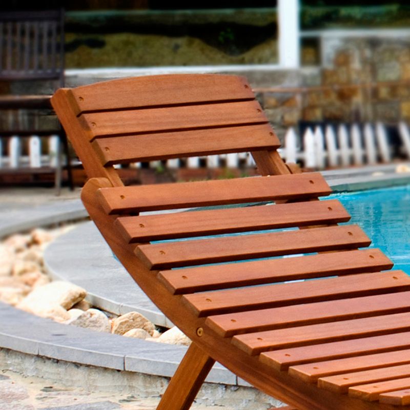 Curved Folding Chaise Lounger -Northbeam