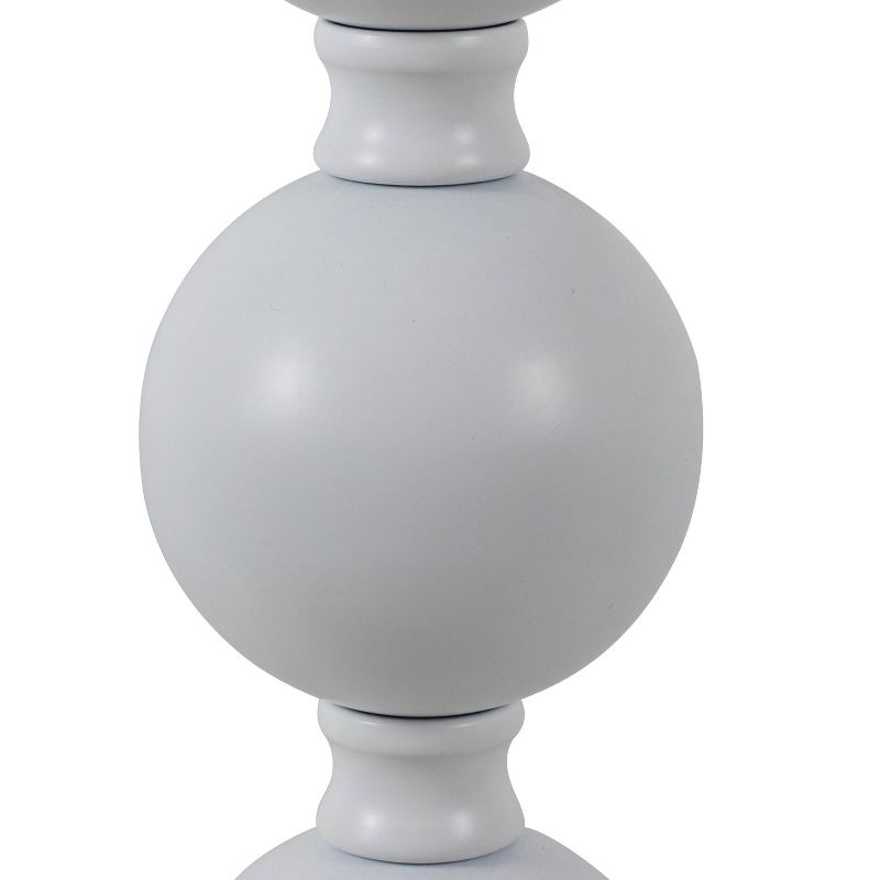 59" Stacked Ball Floor Lamp White - Decor Therapy
