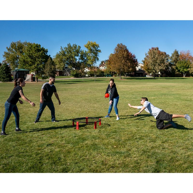 Park & Sun Sports Rally Fire Portable Spike Volleyball Game Set with Accessories