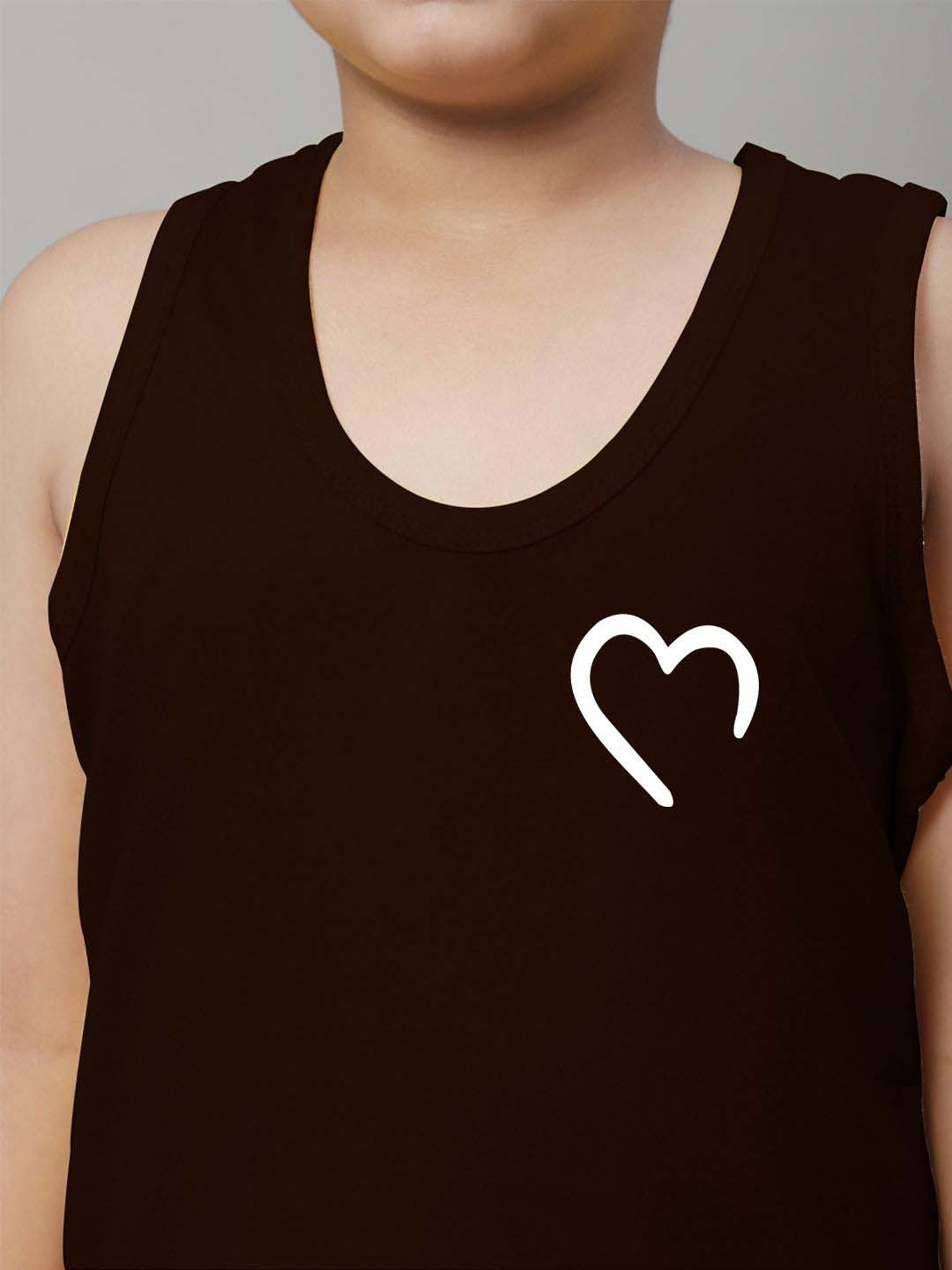 Palm Tree Kids White Printed Vest