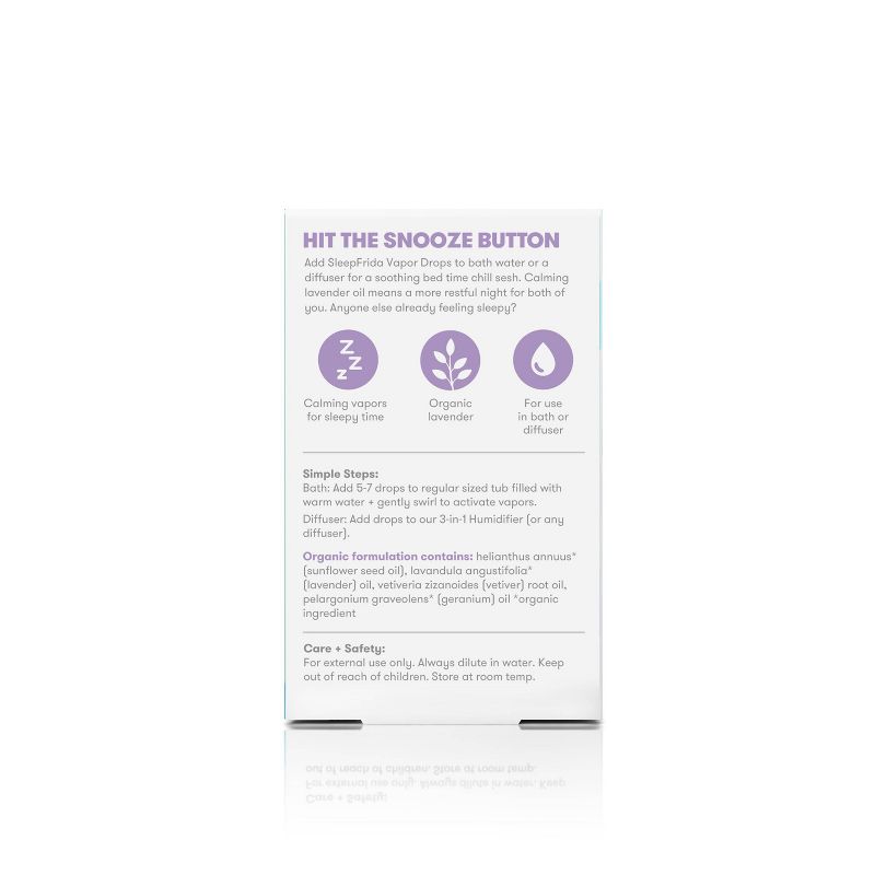 Fridababy Natural Sleep Vapor Bath Drops for Bedtime Wind Down - 0.32 fl oz