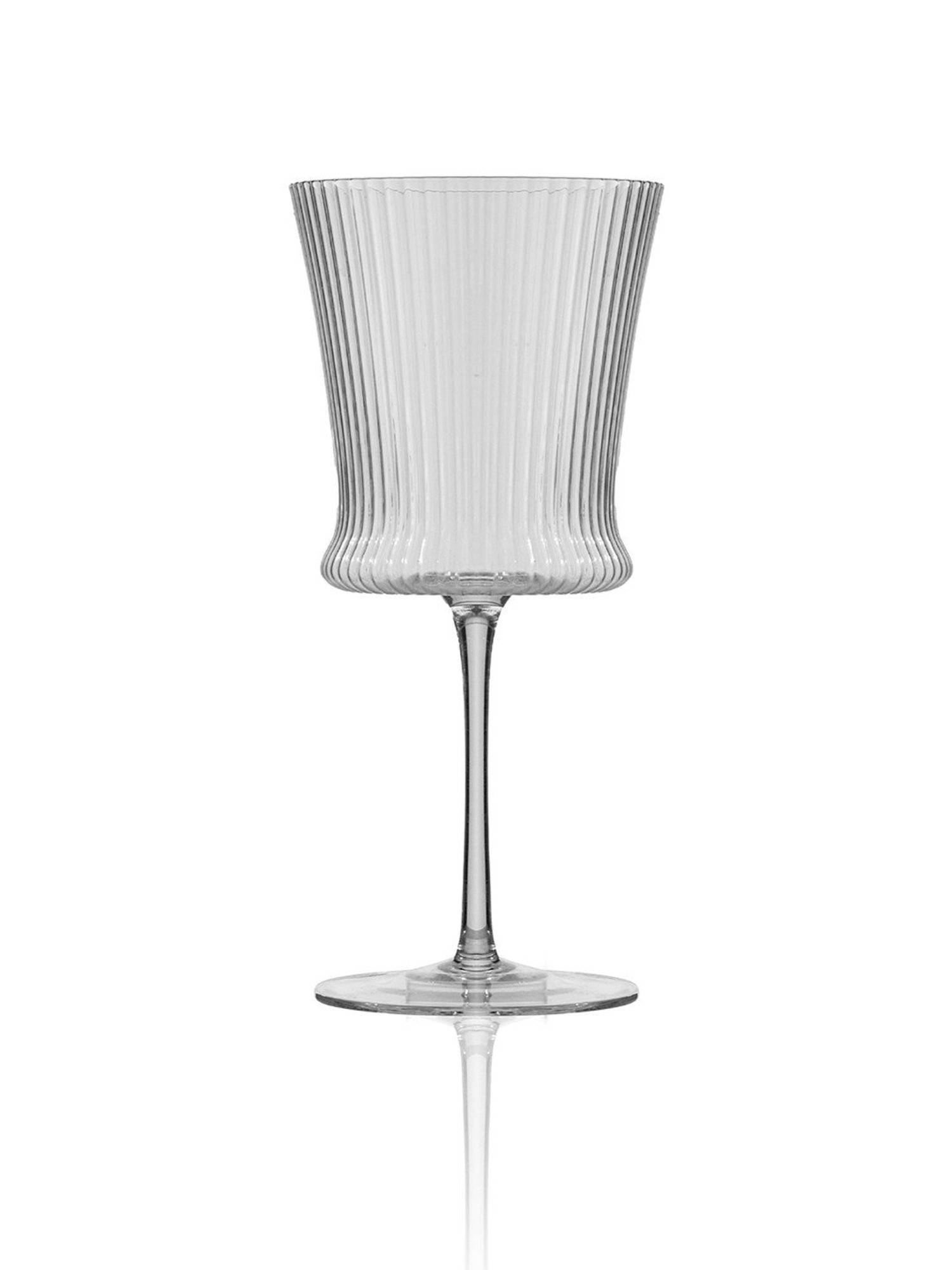 Trovea's Germany Stemmed Transparent Glass Wine Glass - Set of 4