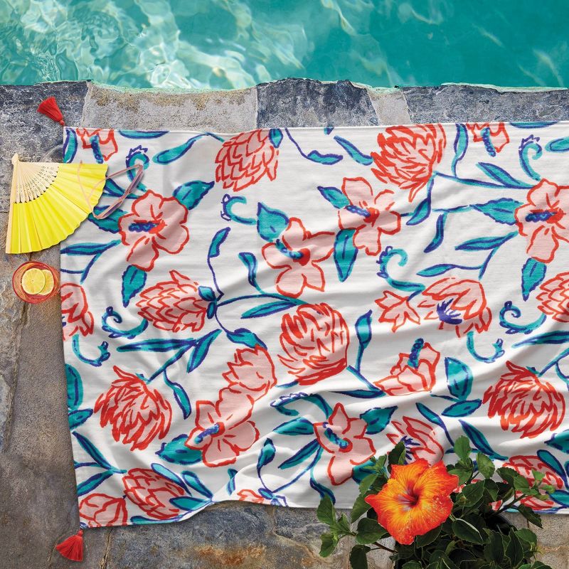 Protea Hibiscus Beach Towel - Opalhouse™