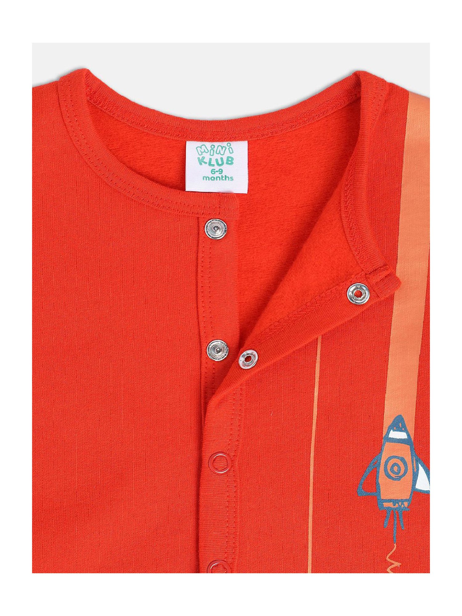 MINIKLUB Kids Multicolor Printed Full Sleeves Jhablas (Pack Of 3)