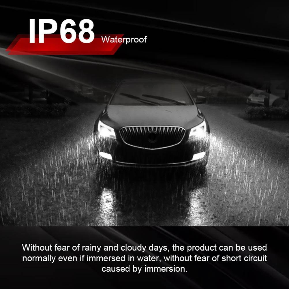 1 Pair Super Bright Headlight Automobile Headlights Useful Car LED Lamps