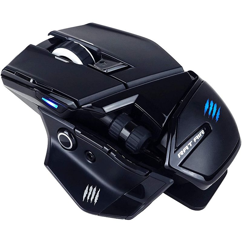 Mad Catz The Authentic R.A.T. AIR Wireless Power Gaming Mouse, Black ( MR04DHAMBL00 )