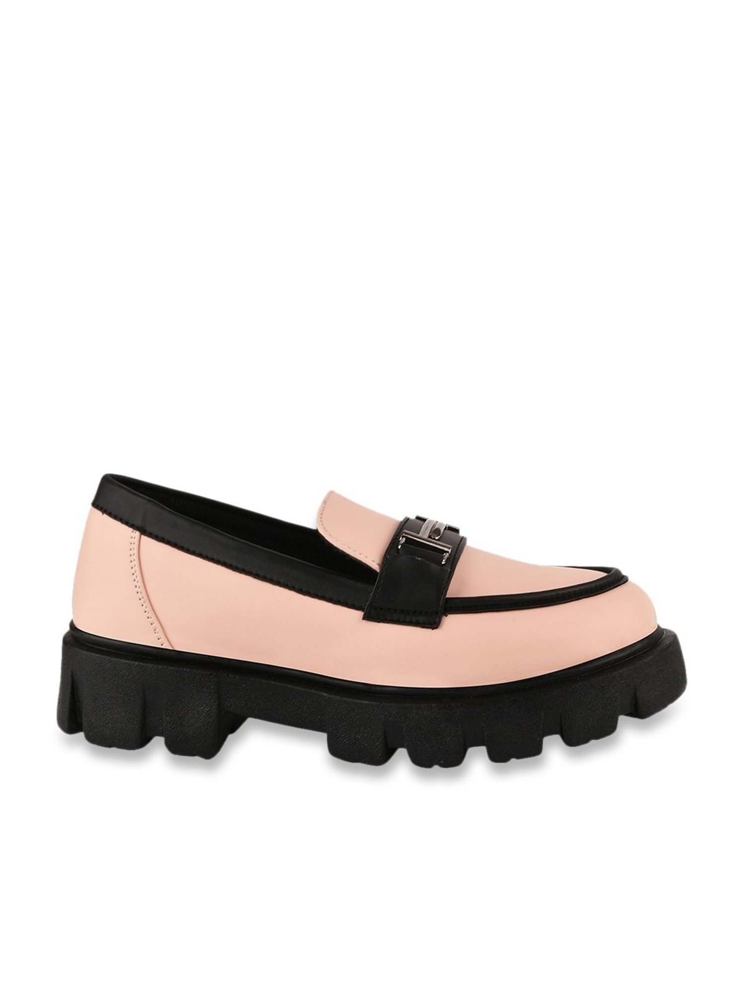 Shoetopia Women's Peach Casual Loafers