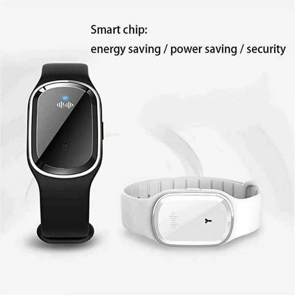 Ultrasonic Anti Mosquito Insect Pest Bugs Repellent Repeller Wrist Bracelet Band