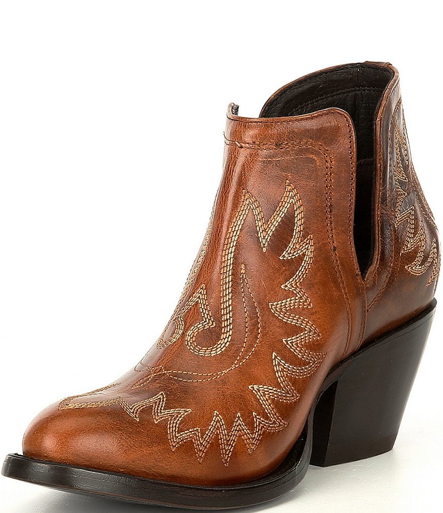 Ariat Dixon R Toe Leather Western Booties