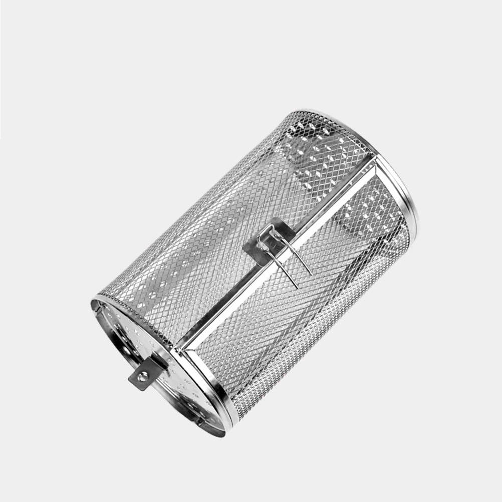 Stainless Steel Roaster Drum Oven Grilled Cage for Coffee Beans Peanut BBQ Rotisserie Oven Parts Baking Accessory Ovenware Cooking Tool