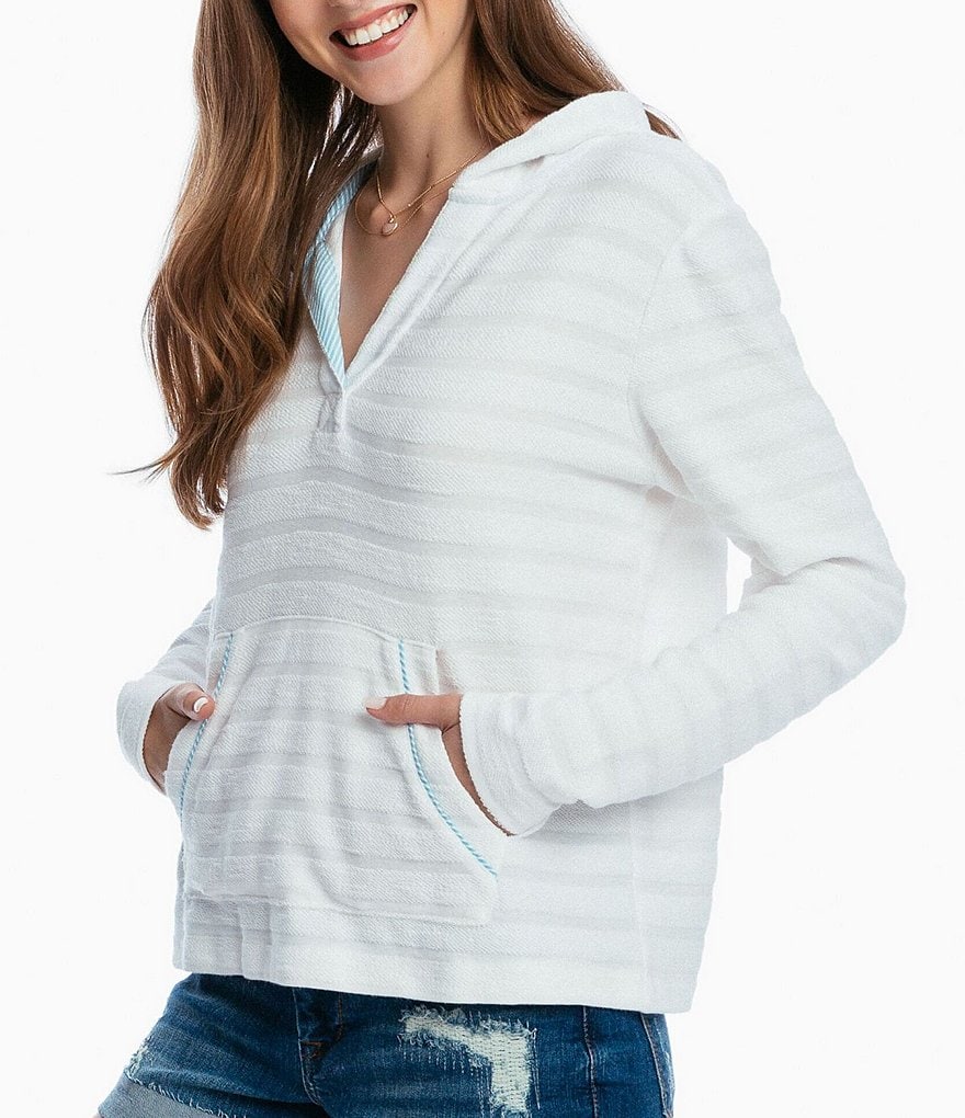 Southern Tide Marit Striped Hoodie
