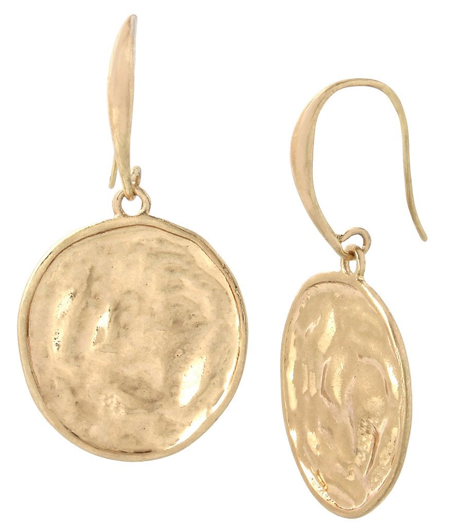 Robert Lee Morris Soho Coin Drop Earrings