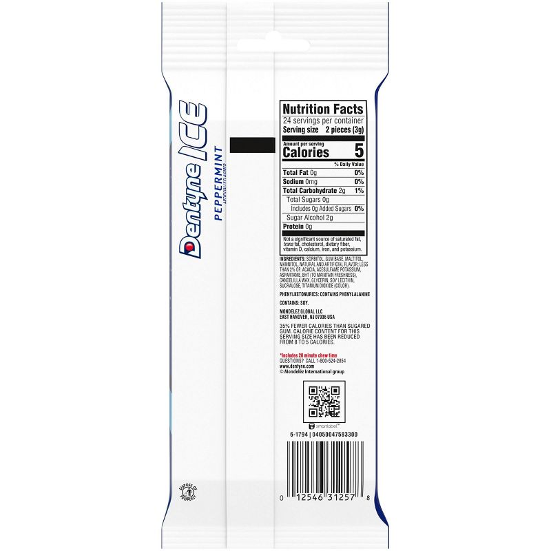 Dentyne Ice Sugar Free Gum - 48ct